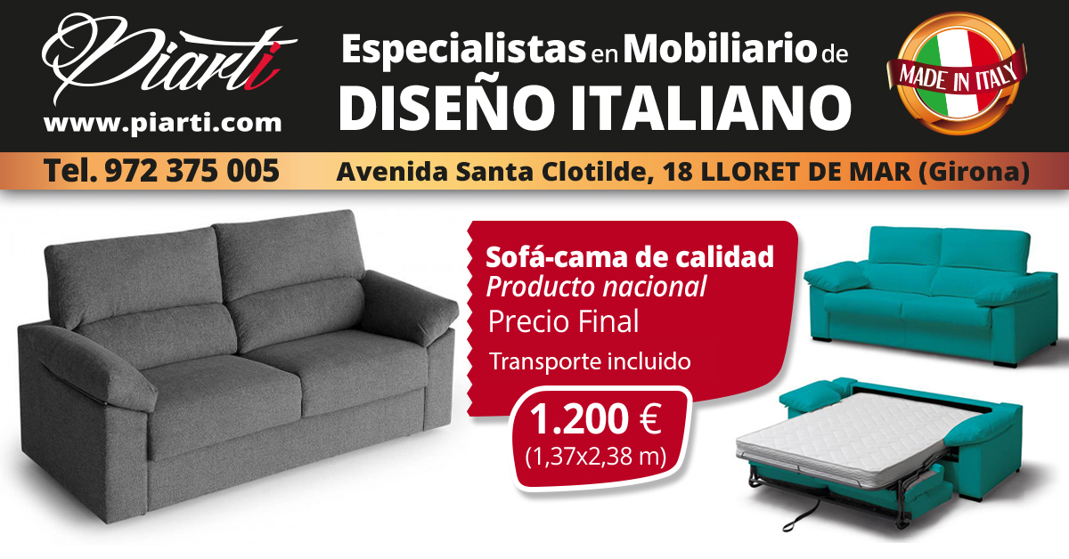 vendedor embargo Puntero 2-publi-sofa-cama-f - Piarti, muebles de diseño italiano